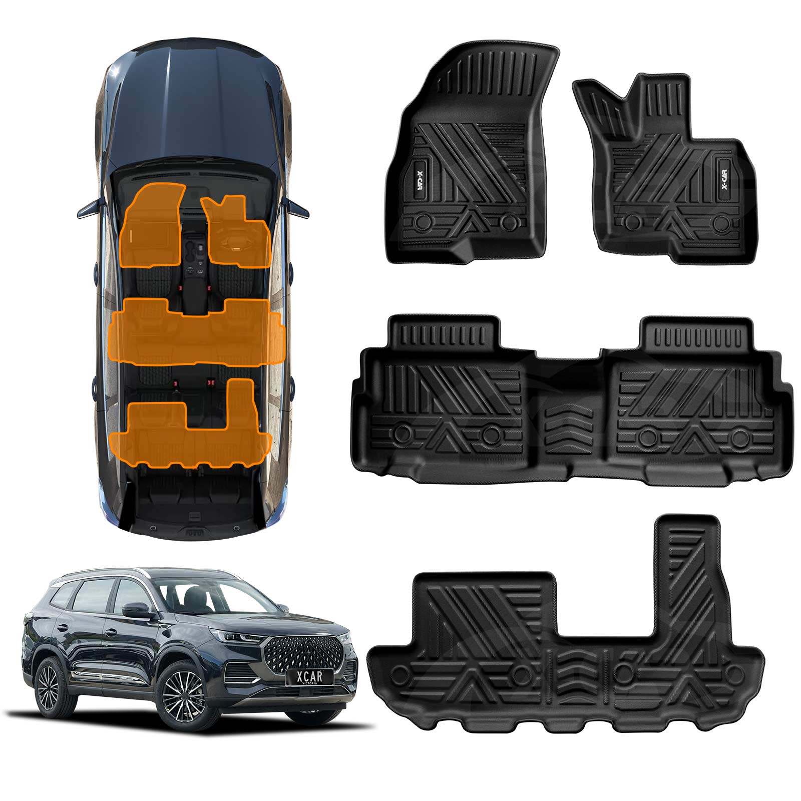 Chery Tiggo 8 Pro Max Floor Mats