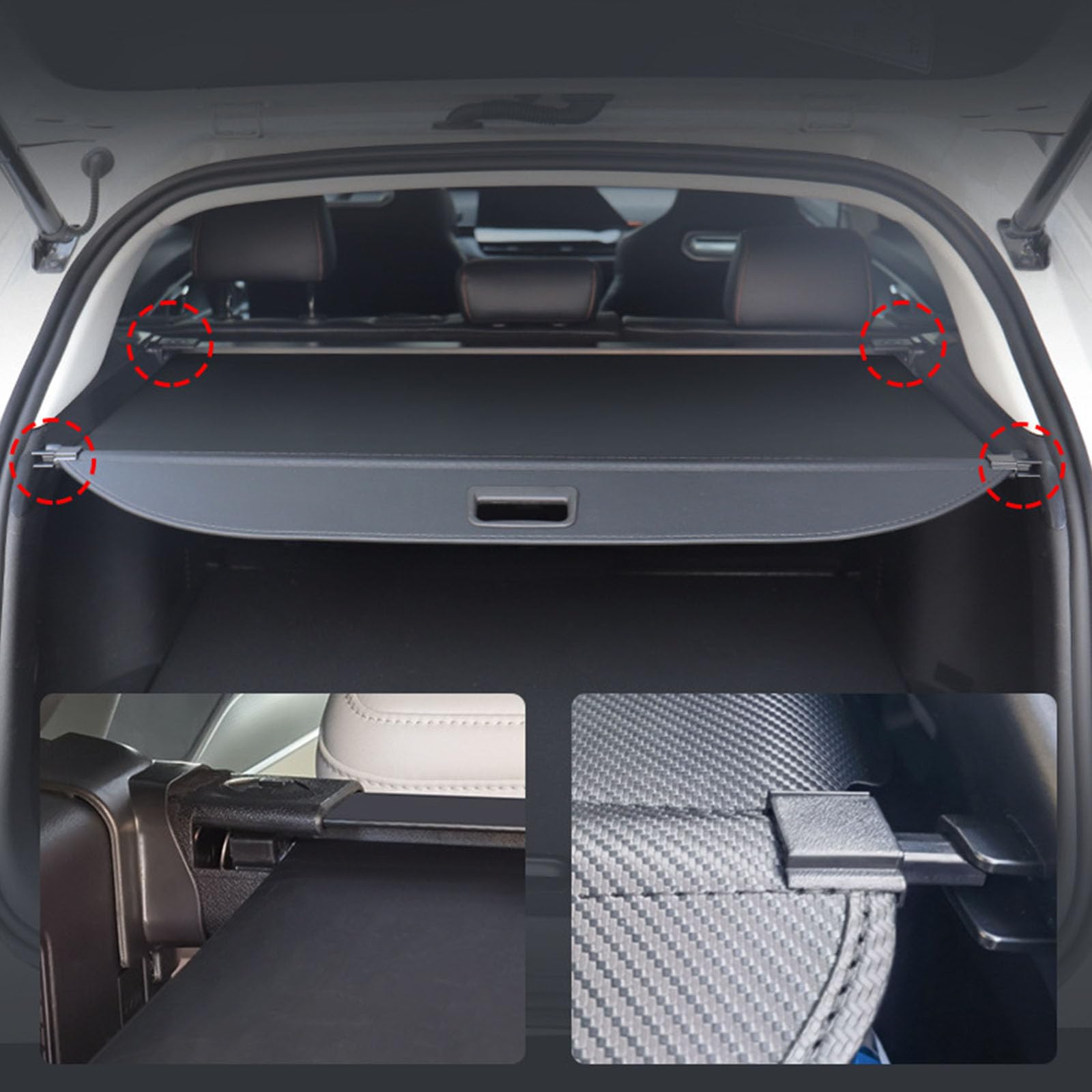 Chery Tiggo 9 Rear Parcel Shelf (Retractable Cargo Cover)