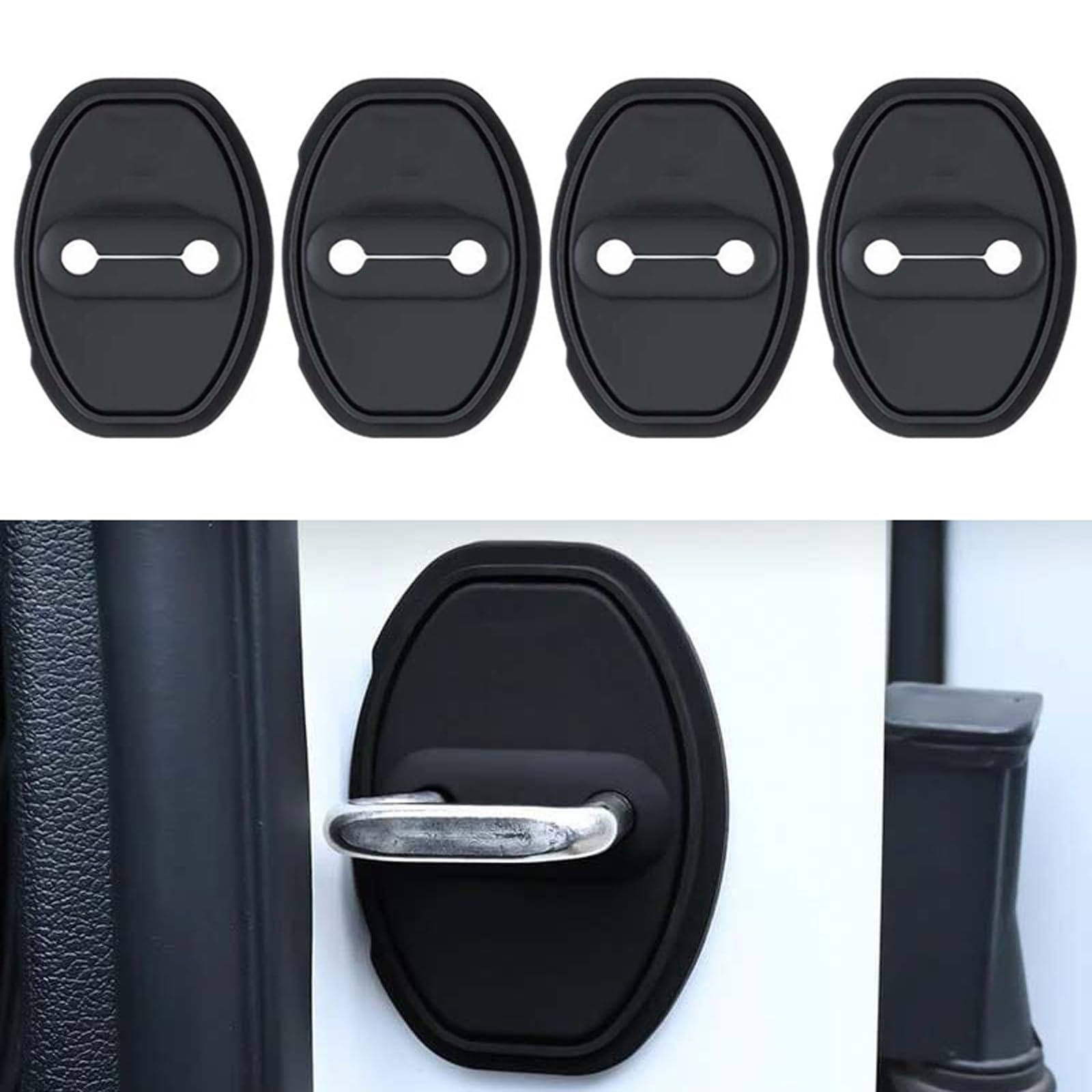 Silicone Door Lock Covers (Set of 4)