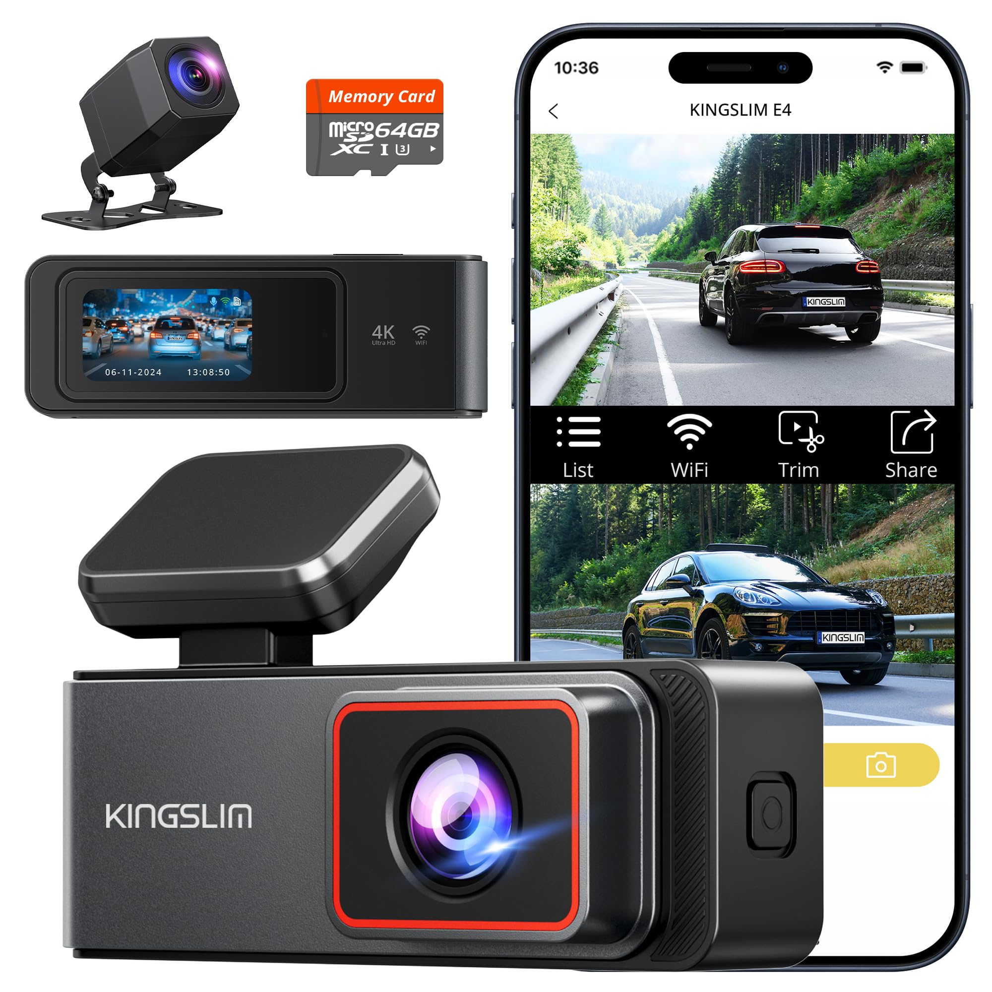 MG HS Dash Cam 4K